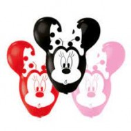 Μπαλόνια Λάτεξ 22″ Αφτιά Minnie Mouse (4 τεμ)