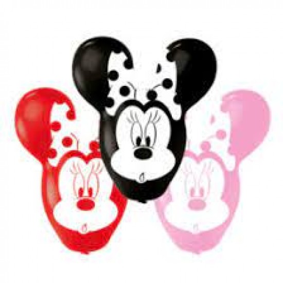  22″ Σετ Μπαλόνια Αφτιά Minnie Mouse (4 τεμ)