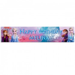  Banner Frozen με μήνυμα 