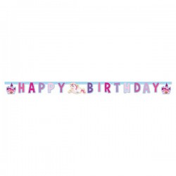 Γιρλάντα Μονόκερος “Happy Birthday”