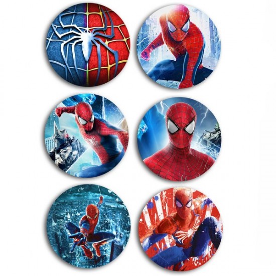Κονκάρδες Spiderman (6 τεμ) Κονκάρδες Spiderman (6 τεμ)