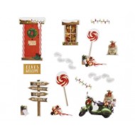  Αυτοκόλλητα Τοίχου Elf / 14 τεμ