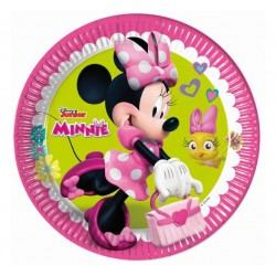 Πιάτα Μεγάλα Minnie Happy Helpers (8 τεμ)
