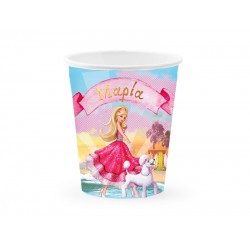 Ποτήρια Barbie μπαλαρίνα (6 τεμ)