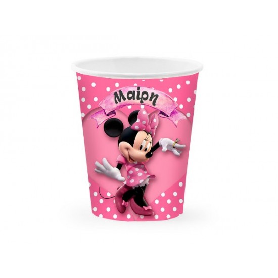 Ποτήρια με όνομα Minnie Mouse (6 τεμ) Ποτήρια με όνομα Minnie Mouse (6 τεμ)