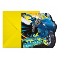  Προσκλήσεις πάρτυ Batman Rogue Rage (6 τεμ)