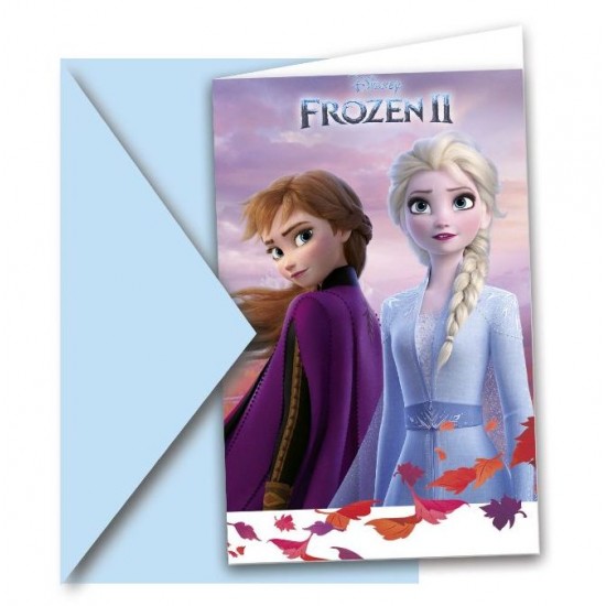 Προσκλήσεις πάρτυ με Φάκελο Frozen II (6 τεμ) Προσκλήσεις πάρτυ με Φάκελο Frozen II (6 τεμ)