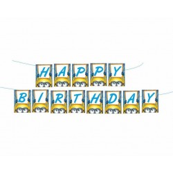  Σημαιάκια Happy Birthday Minions