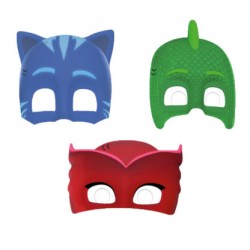 Μάσκες Pj Masks Χάρτινες (6 τεμ)