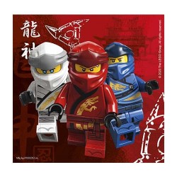  Χαρτοπετσέτες Μεγάλες Lego Ninjago (20 τεμ)