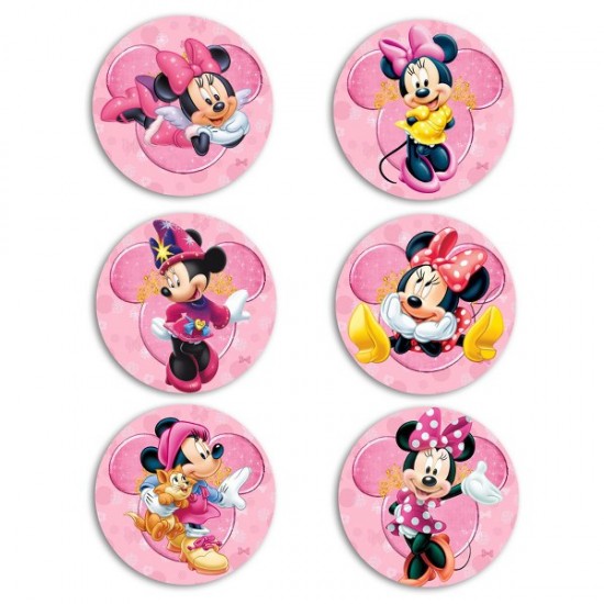 Κονκάρδες Minnie Mouse (6 τεμ)
