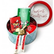  Χριστουγεννιάτικο κουτί με δωράκια Mickey & Minnie