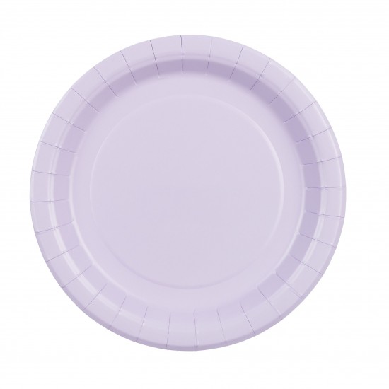 Χάρτινα Πιάτα γλυκού – Λιλά (6 τεμ)