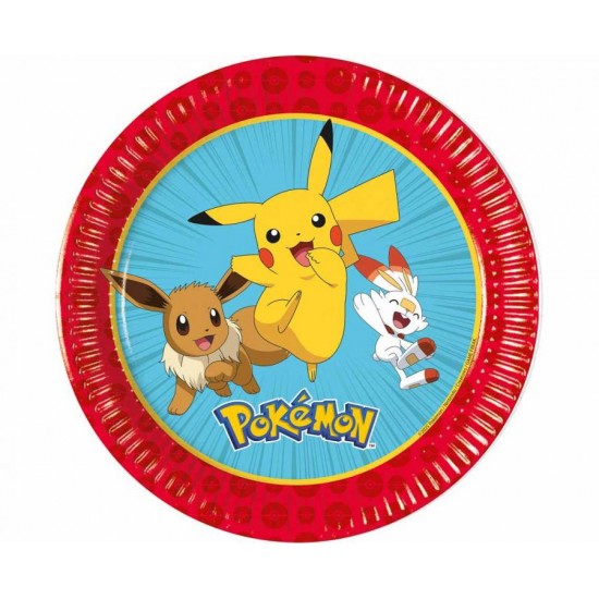 Χάρτινα πιάτα γλυκού – Pokemon (8 τεμ) Χάρτινα πιάτα γλυκού – Pokemon (8 τεμ)