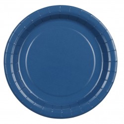Χάρτινα Πιάτα φαγητού – Μπλε (6 τεμ)