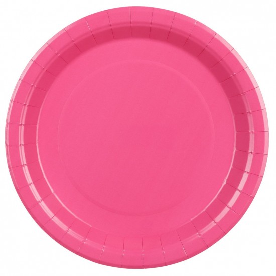 Χάρτινα Πιάτα φαγητού – Φούξια (6 τεμ)