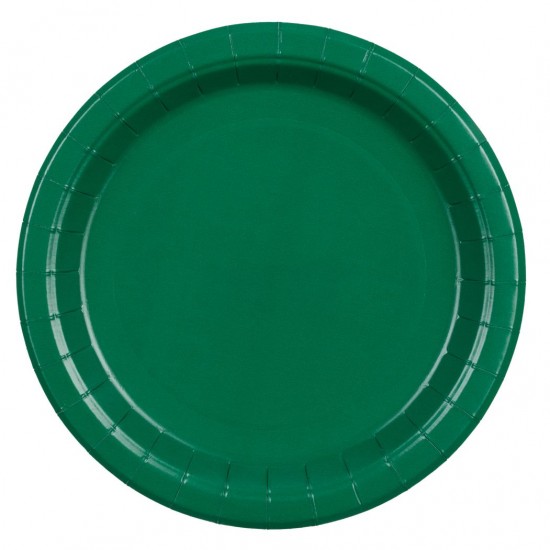 Χάρτινα Πιάτα φαγητού – Πράσινο (6 τεμ)