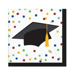 Χαρτοπετσέτες Μικρές Colorful Graduation Creative Converting (16 τεμάχια)