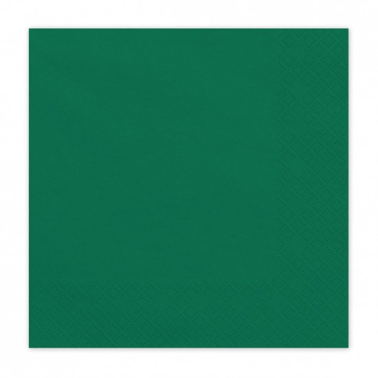Χαρτοπετσέτες – Σκούρο Πράσινο (20 τεμ)