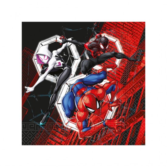 Χαρτοπετσέτες Spiderman – World of Web (20 τεμ)