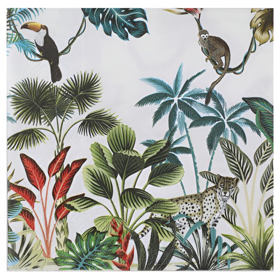 Χαρτοπετσέτες Μεγάλες Tropical Jungle (20 τεμ) Χαρτοπετσέτες Μεγάλες Tropical Jungle (20 τεμ)
