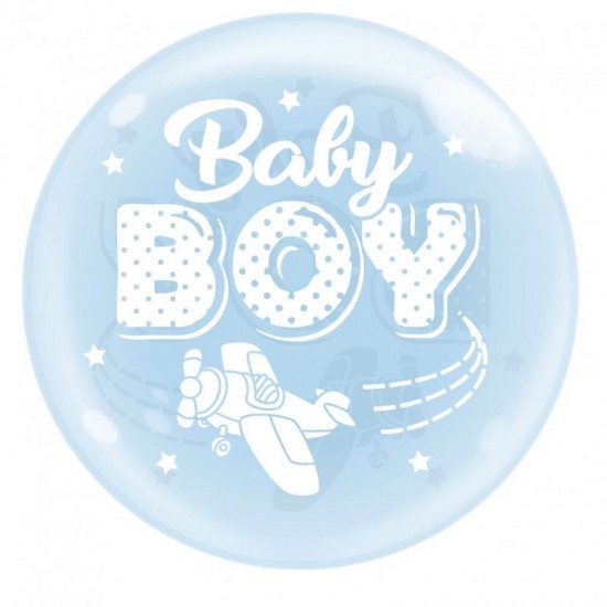 Μπαλόνι Foil 20” Bobo Baby Boy Αεροπλανάκι Μπαλόνι Foil 20” Bobo Baby Boy Αεροπλανάκι