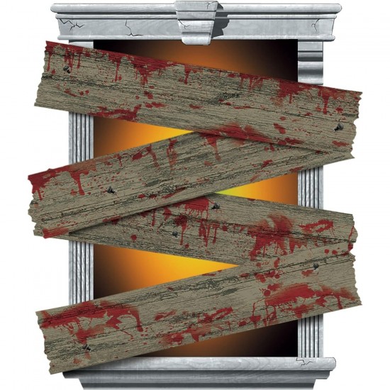 Διακοσμητικά παραθύρων Halloween – Ματωμένα ξύλα (4 τεμ) Διακοσμητικά παραθύρων Halloween – Ματωμένα ξύλα (4 τεμ)