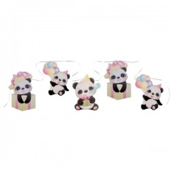 Γιρλάντα Διακοσμητική Αρκουδάκι Panda 500cm