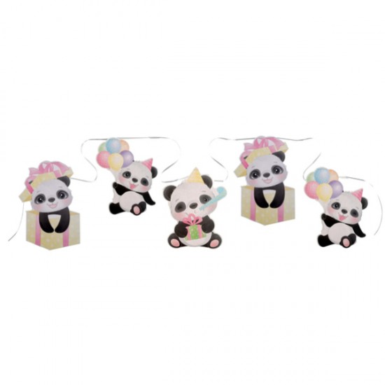 Γιρλάντα Διακοσμητική Αρκουδάκι Panda 500cm