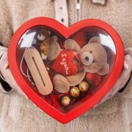 Δώρο για Ζευγάρι με Φωτιστικό Led – Αρκουδάκι Αγάπης