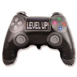 Μπαλόνι φοιλ Σχήμα Χειριστήριο Controller Level Up / 69 x 48 εκ