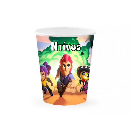 Ποτήρια με όνομα Brawl Stars (6 τεμ) Ποτήρια με όνομα Brawl Stars (6 τεμ)