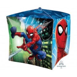 Μπαλόνι Foil Cubz 15" Κύβος Spiderman / 38 εκ