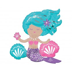 Μπαλόνι Φοιλ Multi Balloon Sitting Mermaid / 45 x 43 εκ