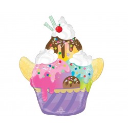 Μπαλόνι Foil Σχήμα Παγωτό - Here's the Scoop Sundae