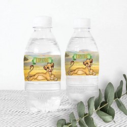 Ετικέτες Για Μπουκάλια Νερού Lion King (8 τεμ)