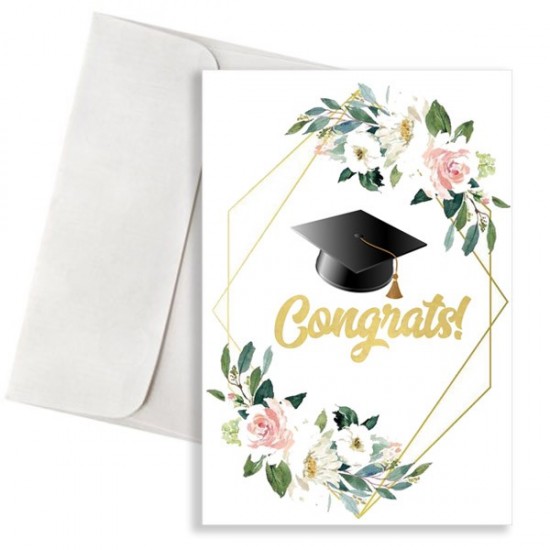 Κάρτα Αποφοίτησης “Congrats” Κάρτα Αποφοίτησης “Congrats”