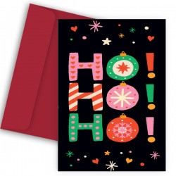 Ευχετήρια Χριστουγεννιάτικη Κάρτα – “Ho Ho Ho”