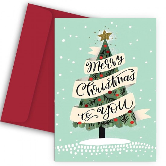 Ευχετήρια Χριστουγεννιάτικη Κάρτα – “Merry Christmas To You”