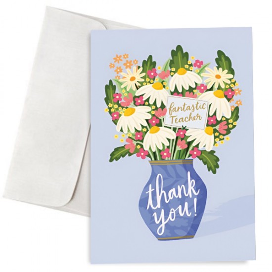 Ευχετήρια Κάρτα για Δασκάλα Fantastic Teacher