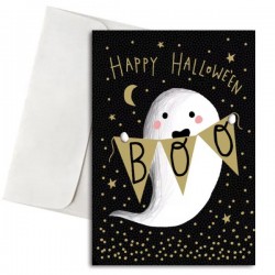 Ευχετήρια Κάρτα Halloween – BOO