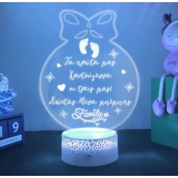 Φωτιστικό led με βάση – Πρώτα Χριστούγεννα