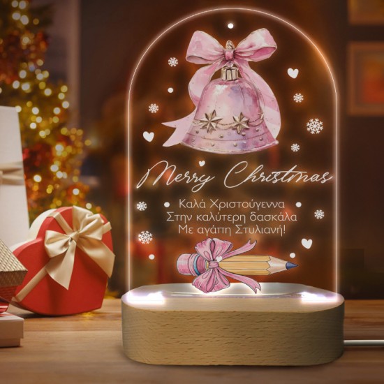 Φωτιστικό led με βάση για Δασκάλα – Pinky Pencil Φωτιστικό led με βάση για Δασκάλα – Pinky Pencil