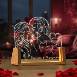 Φωτιστικό led με βάση – Kissing Couple