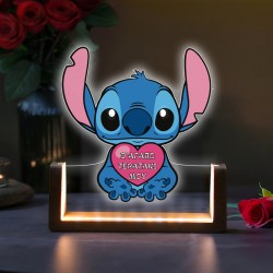 Φωτιστικό led με βάση – Τερατάκι Stitch