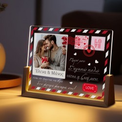 Φωτιστικό led με φωτογραφία – Card Postal