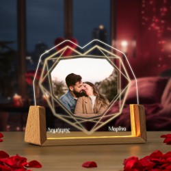 Φωτιστικό led με Φωτογραφία – Diamond Heart