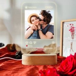 Φωτιστικό led με φωτογραφία – Instagram Love