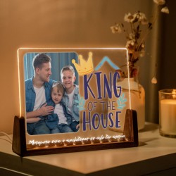 Φωτιστικό led με φωτογραφία – Μπαμπάς King