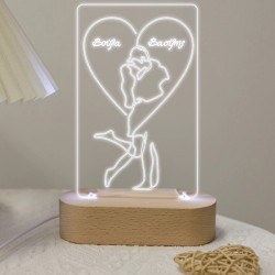 Φωτιστικό led & plexiglass – Couple in Love